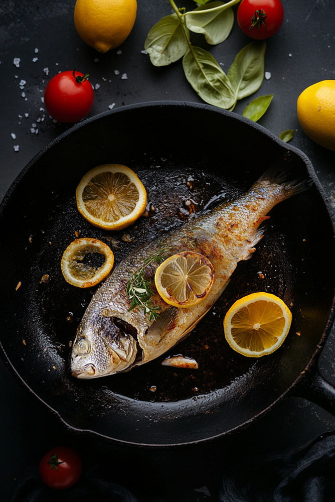 Einfaches Rezept für gebratene Dorade mit Schritt-für-Schritt-Anleitung